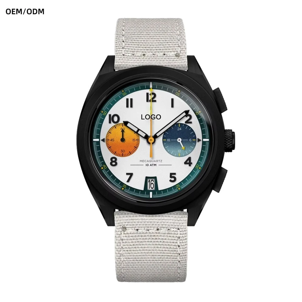 맞춤형 39MM VK64 크로노그래프 럭셔리 남성용 쿼츠 시계