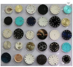 브라이트 블랙 에나멜 시계 다이얼