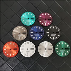 Seiko Nh35용 28.5mm 시계 다이얼 Luminova C1