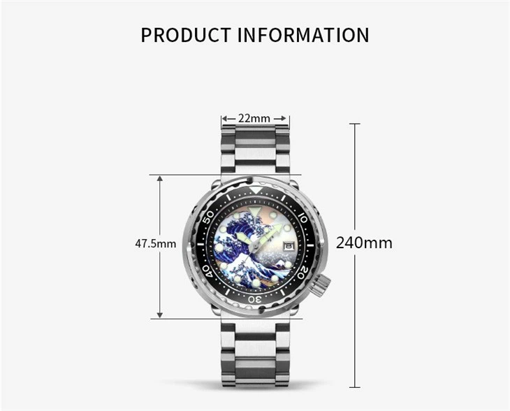 Automatic Mechanical Movement Watch For Man
